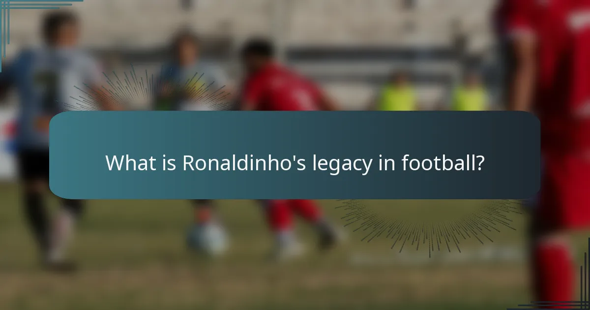 Football Legacy, Global Endorsements, and Investments of Ronaldinho
