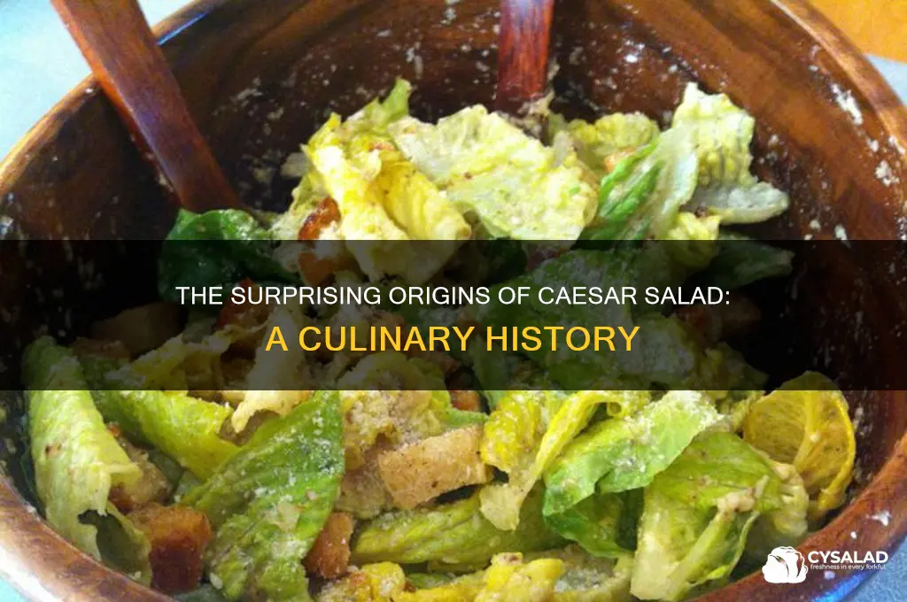 Where Does a Caesar Salad Come From