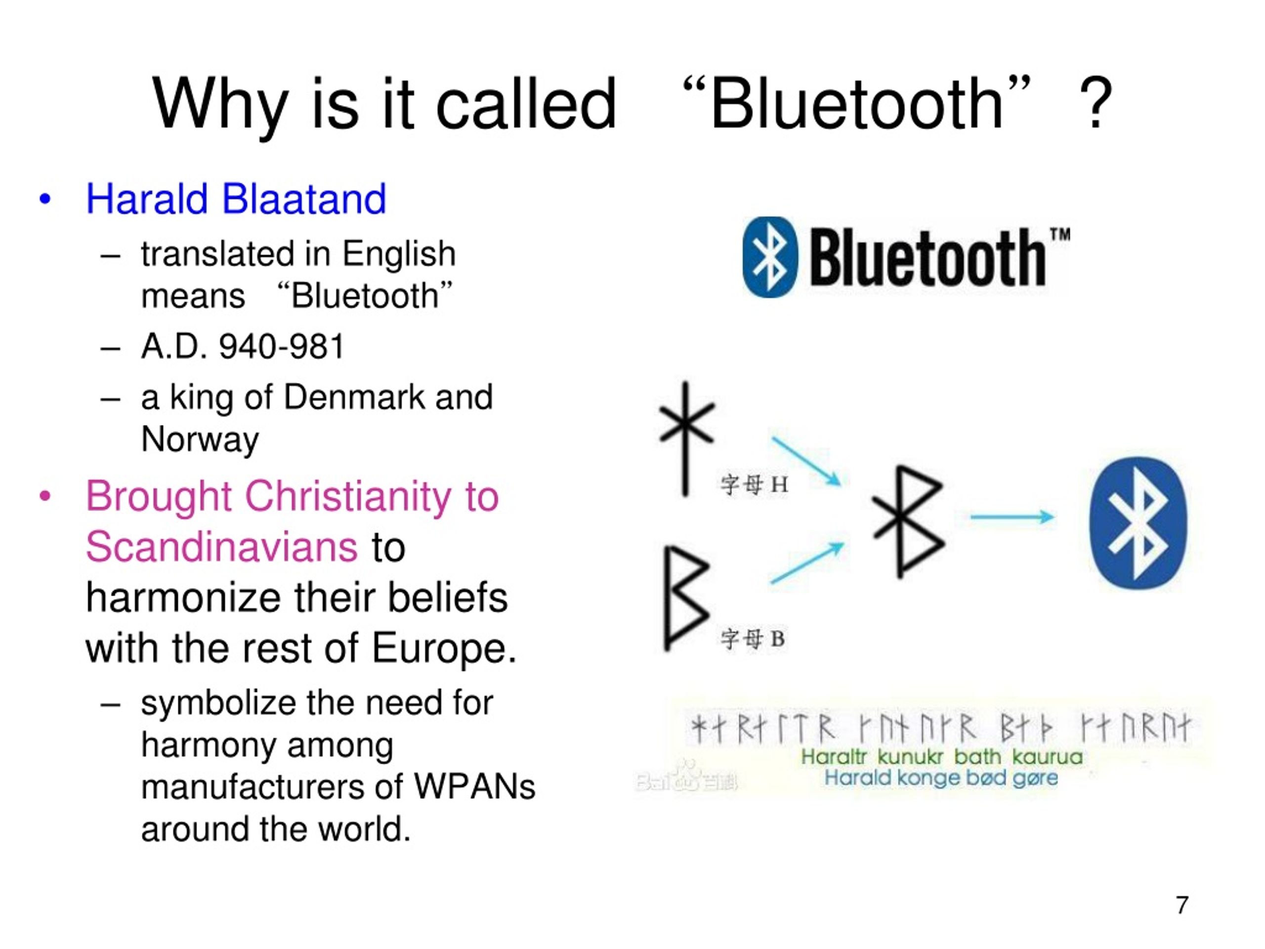 Why Is It Called a Bluetooth