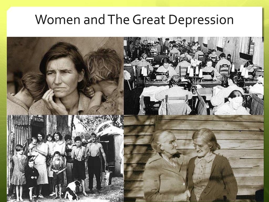 How Did the Great Depression Affect Women