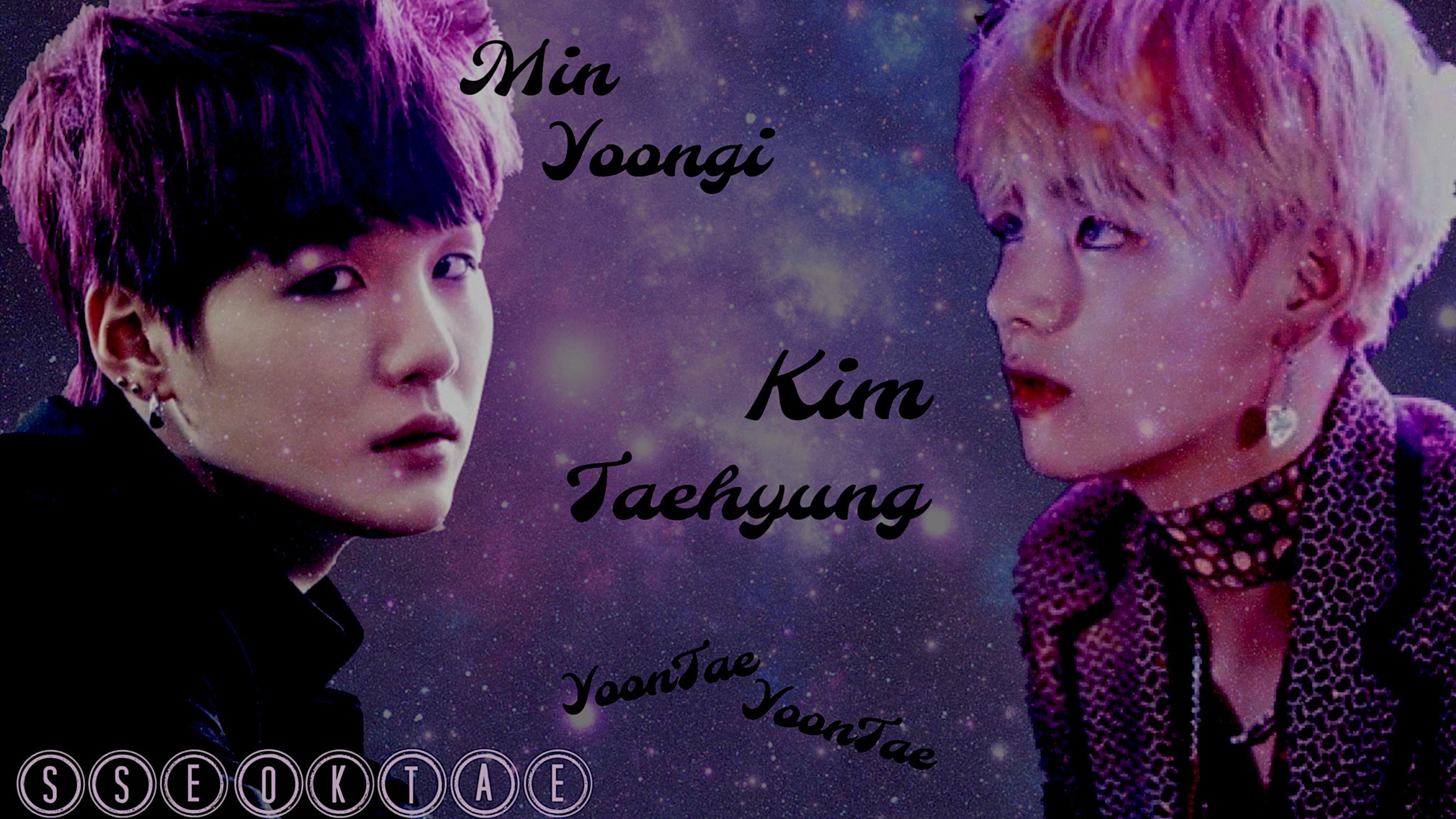 Kim Taehyung and Min Yoongi