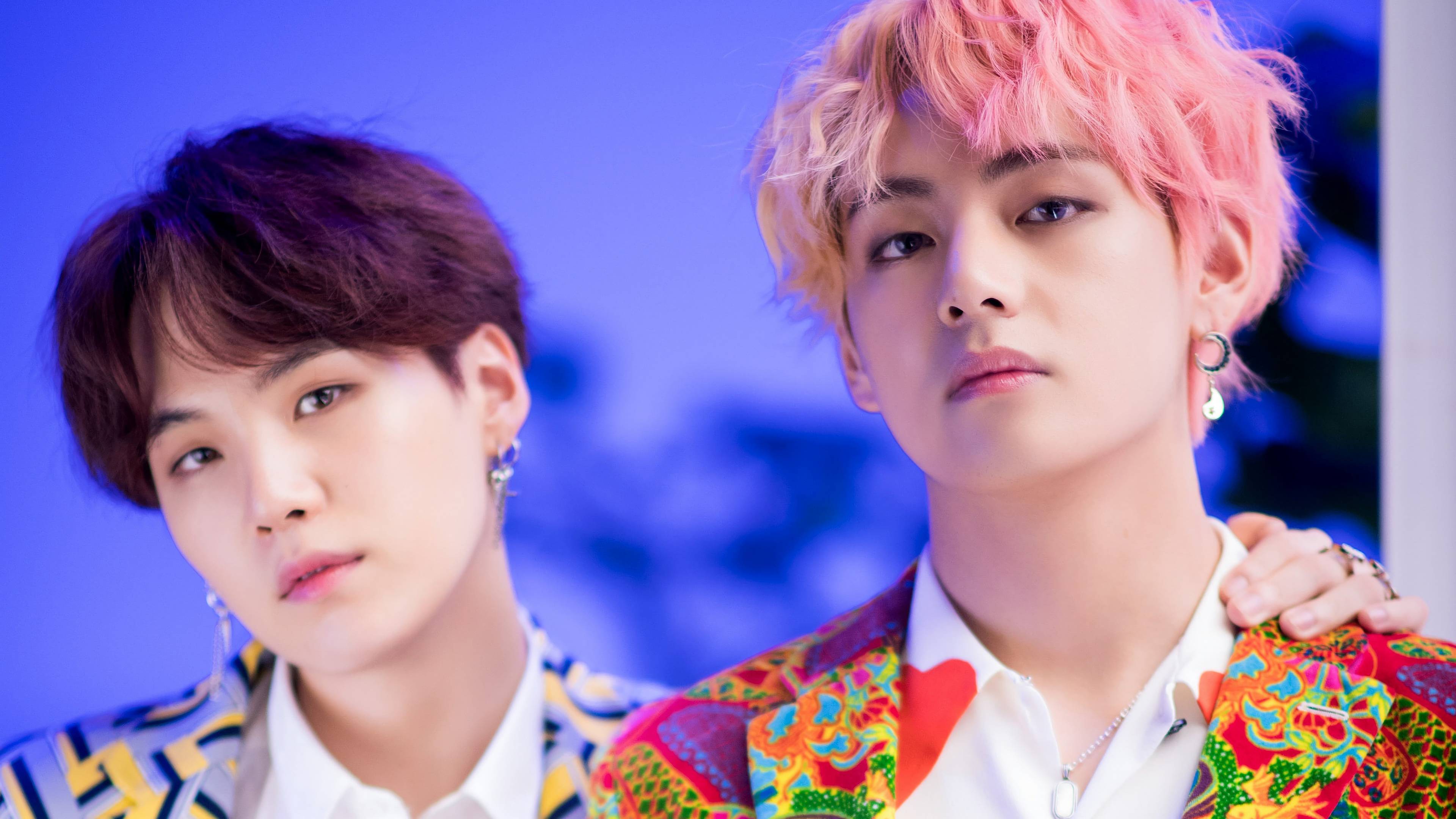 Jungkook and v and Suga