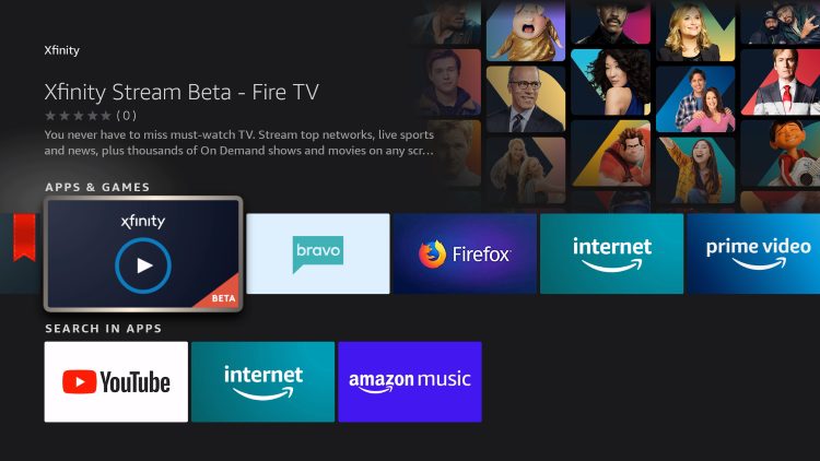Xfinity App for Fire Tv Stick
