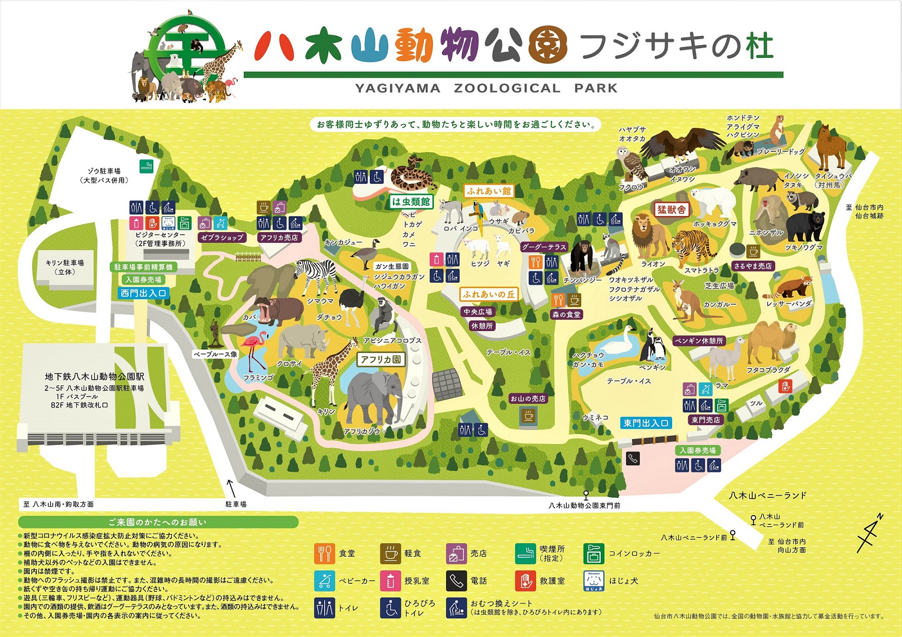 仙台駅から八木山動物公園へ！地下鉄12分の最速ルートと混雑回避術