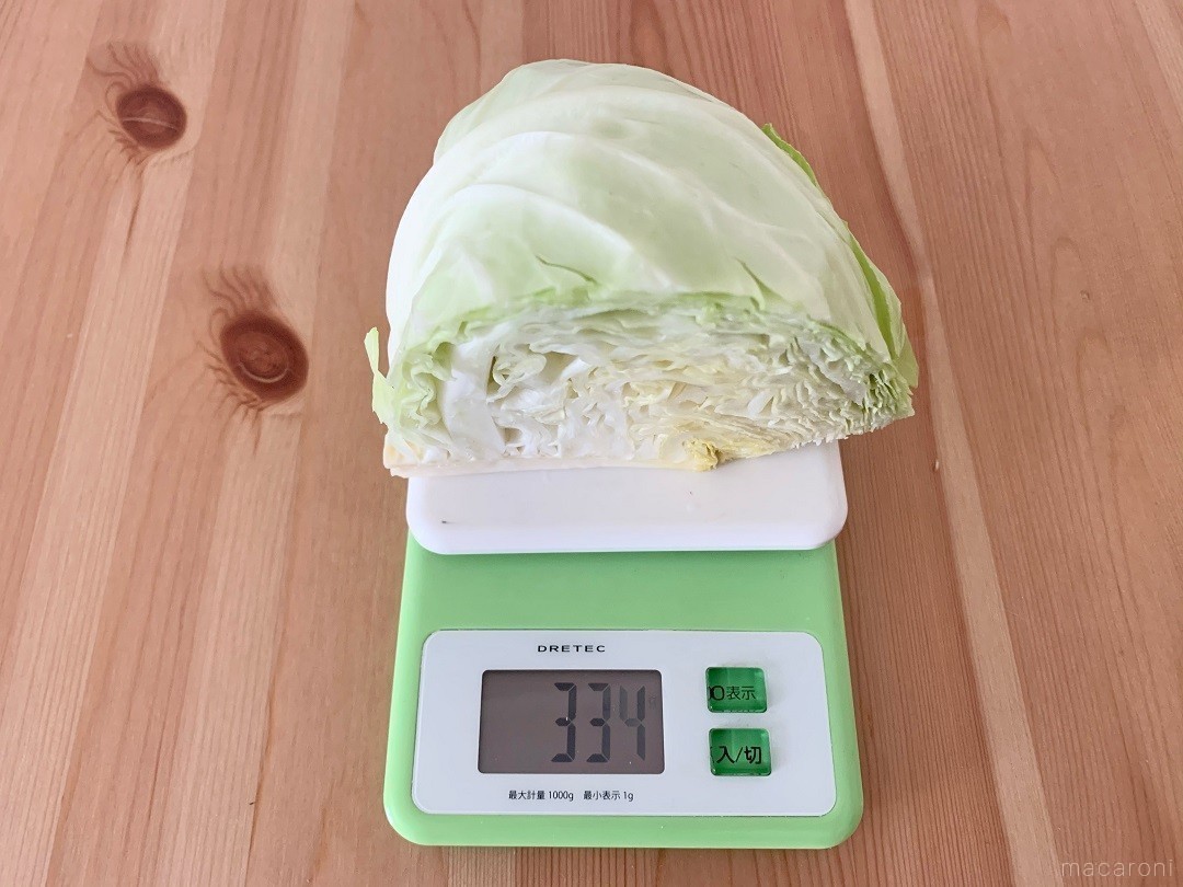 キャベツ半玉は何グラム？プロが明かす重量・可食部と失敗ゼロ換算表