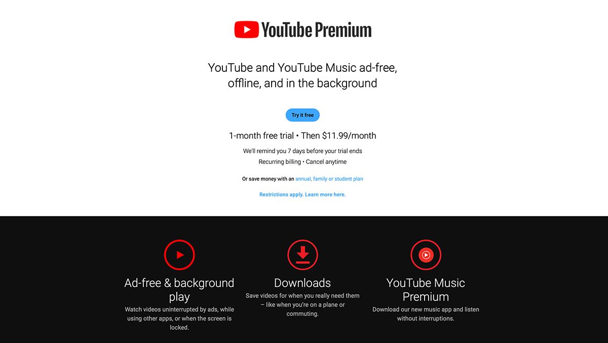 Youtube Premium Includes Music