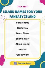 A Guide to Fantasy Island Names
