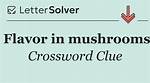 Alternative to Mushrooms Crossword Clue Answer