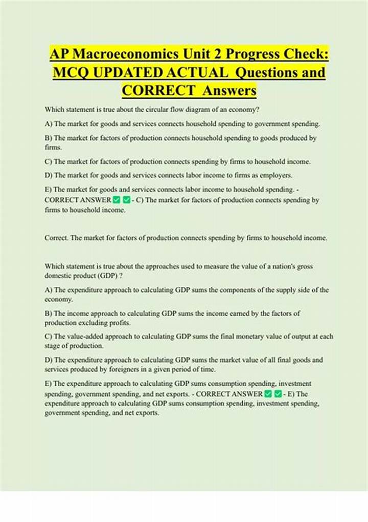 Ap Literature Unit 2 Progress Check Mcq Answers: Complete Guide