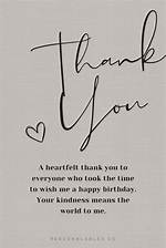 Celebrate Your Special Day with Heartfelt Thank You Birthday Quotes