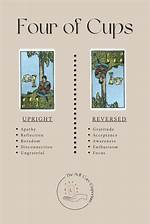 Four of Cups Tarot Card Meaning ·