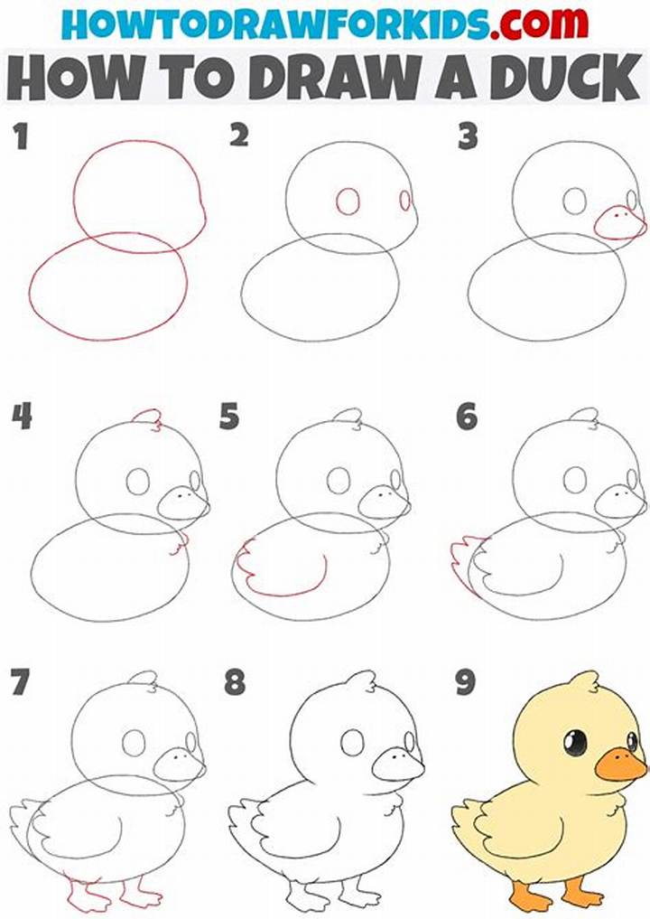 How to Draw a Duck: Step-by-Step Guide for Beginners