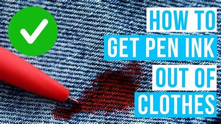 How to Get Pen Ink out of Clothes: Fast Methods That Actually Work