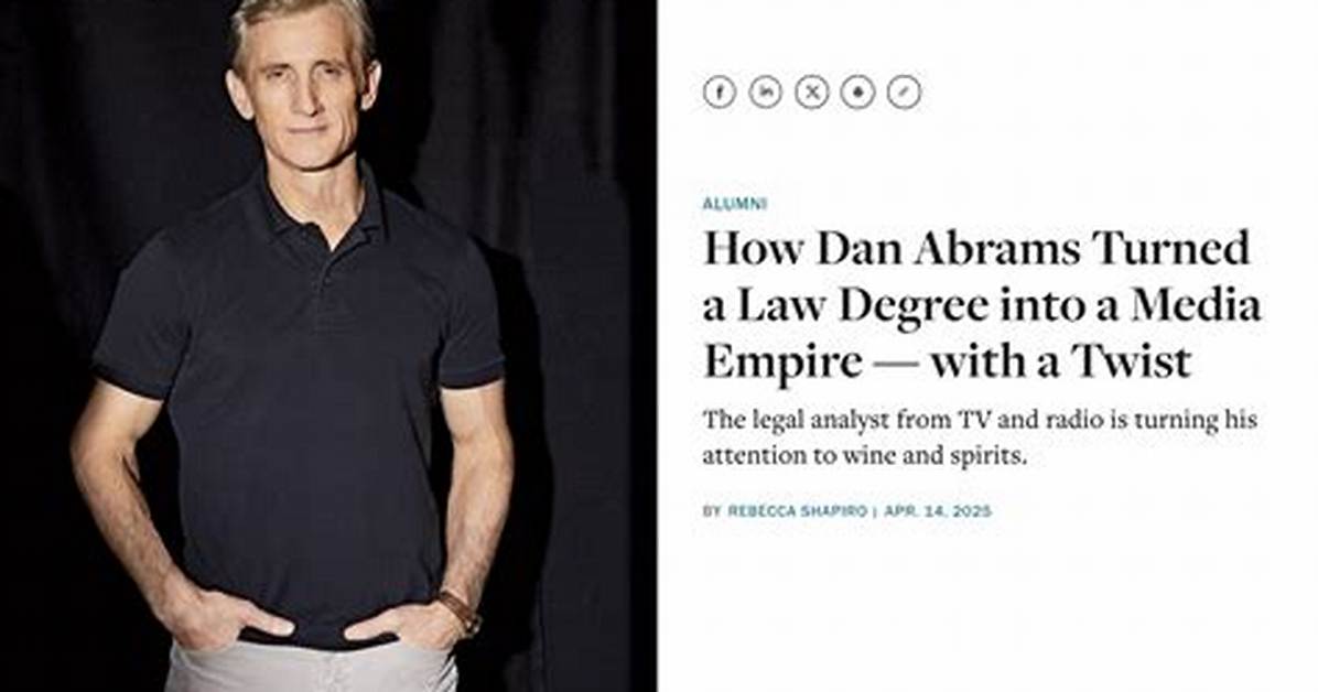 Inside Dan Abrams Personal Life His Marriage