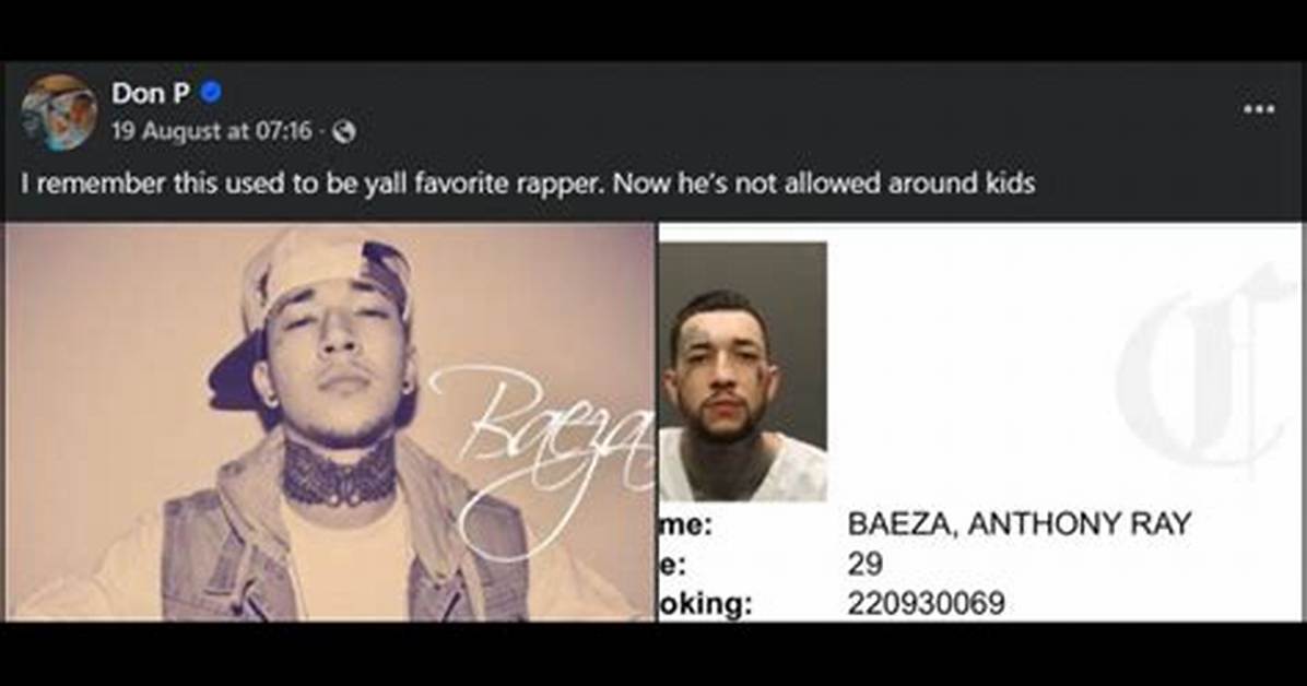 Is Baeza Rapper Arrested? What Did He Do to Be Arrested and Charged?