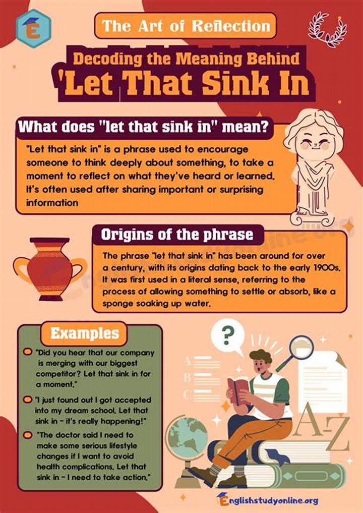 Let That Sink in: What It Means, Where It Comes From, and How to Use It