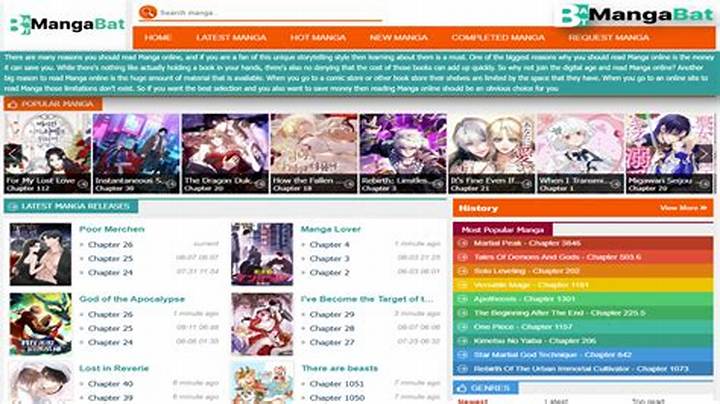 Mangabat完全ガイド：無料でマンガを読める人気プラットフォームの全貌