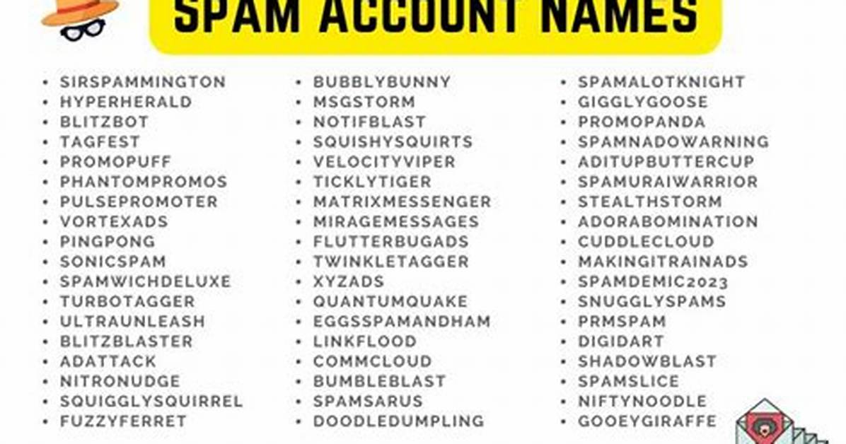 Mastering "Good Spam Names for Ig"