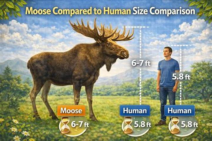 Moose Compared to Human: Size, Senses, Behavior, and Safety