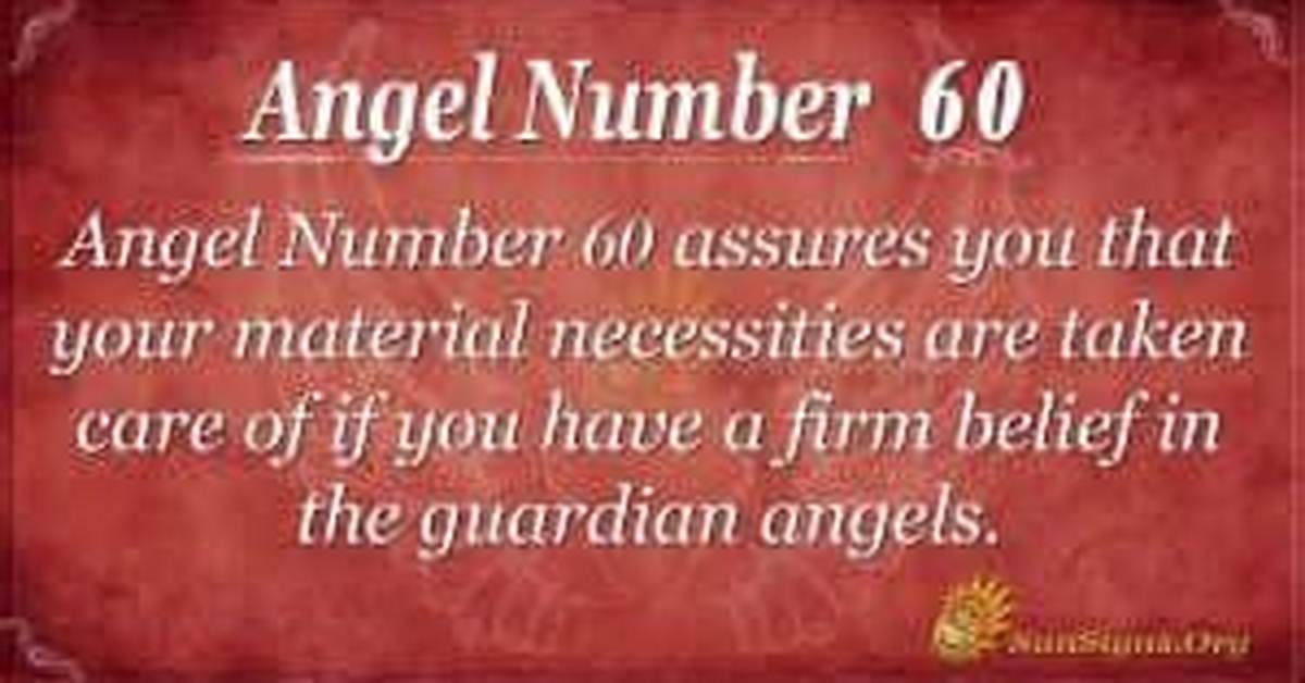 Picodash | Angel Number 60 Meaning