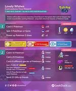 Pokemon Go Lucky Wishes Branching Research Tasks Rewards