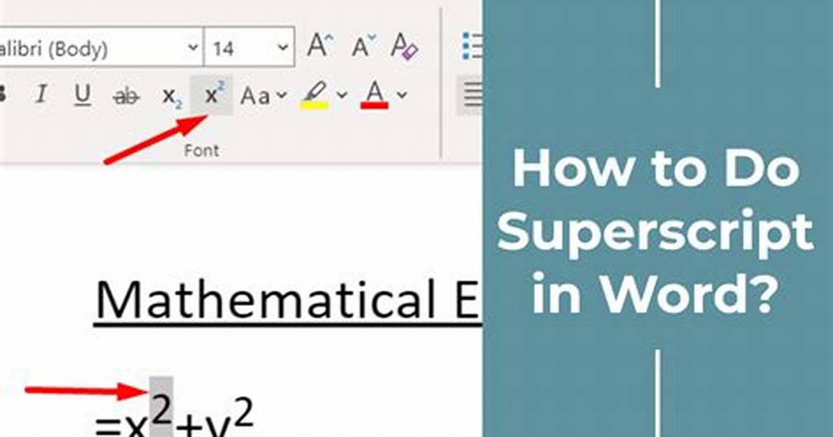 Superscript In