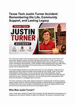 Tragedy Strikes: the Justin Turner Texas Tech Accident