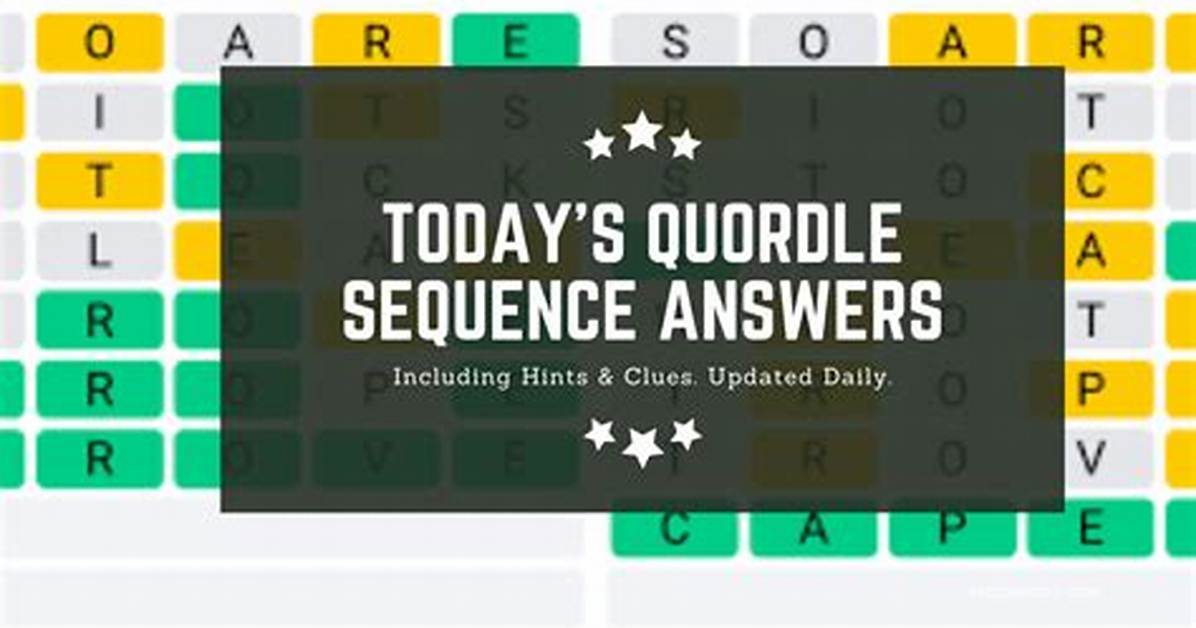 Unlocking the Mystery of Quordle Daily Sequence