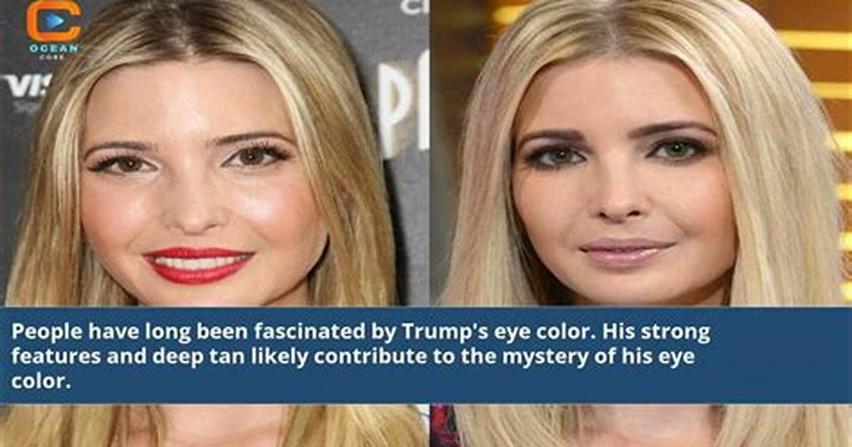 Unveiling the Mystery of Donald Trump Eye Color