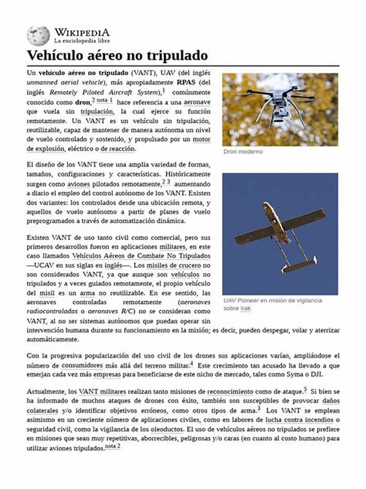 Vehículo Aéreo No Tripulado: Qué Es, Cómo Funciona Y Para Qué Sirve