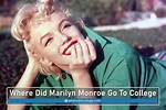 What Schools Did Marilyn Monroe Go To