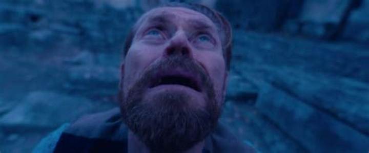 Willem Dafoe Looking up: the Face, the Frame, and the Meaning