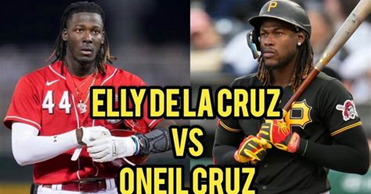 Yes! Oneil and Elly De La Cruz Are Actual Brothers