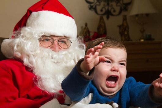 How to deal with your child's fear of Santa Claus