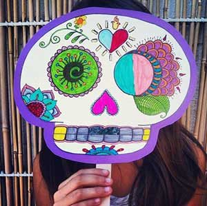 DIY Day of the Dead Mask
