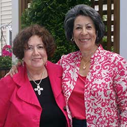 Delia Lopez and Mary Pino Hall