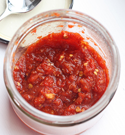 Homemade chipotle salsa