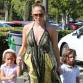 CelebScoop-JLo takes a stroll with her 5-year old twins-MainPhoto