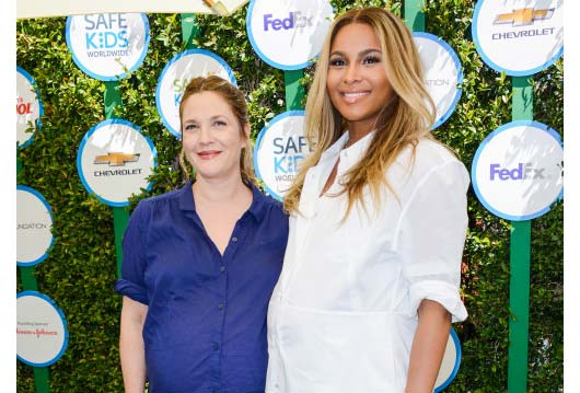 Ciara & Drew Barrymore Show Off Their Baby Bumps!-MainPhoto