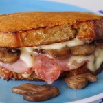 Grilled Cheese with Cotija, Ham & Mushrooms-SliderPhoto