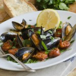 Spicy Mussels with Andouille Sausage-Main